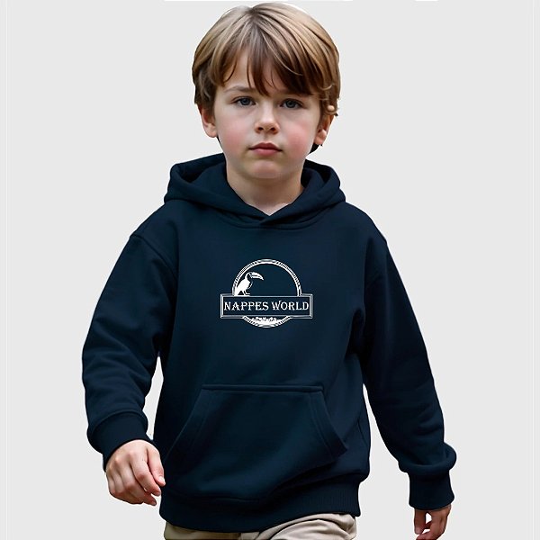 Blusa de Moletom Infantil Tucanossauro Coleção Abrigo Nappes World Original