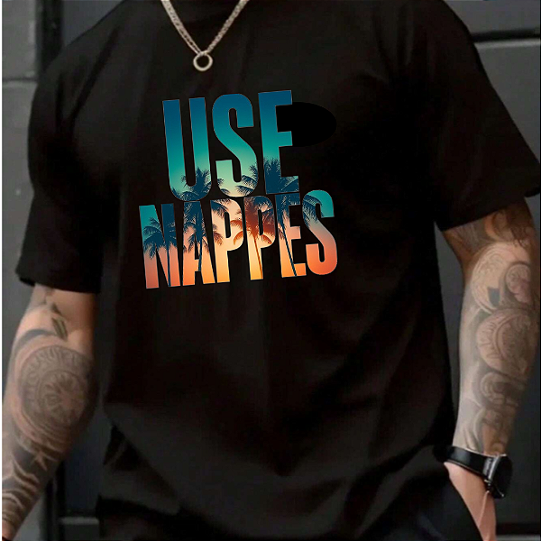 Camiseta Masculina Tropical Use Nappes
