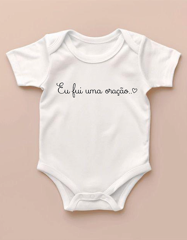 Body Eu fui uma oração ♡ Coleção Moda Cristã