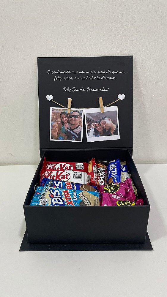 CAIXA PRESENTE COM CHOCOLATES