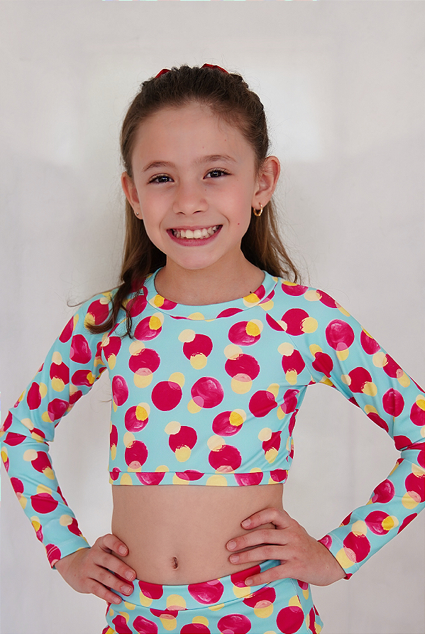 Biquíni manga longa Juvenil