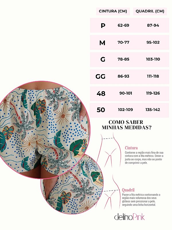 Short Feminino Tropical