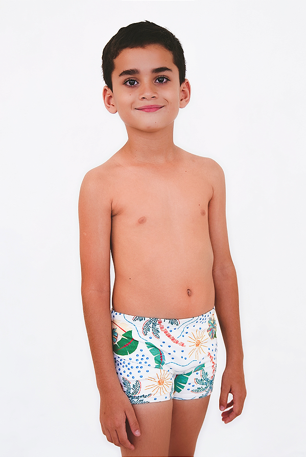 Sunga Infantil Tropical