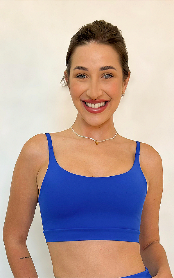 Top fitness alça fina