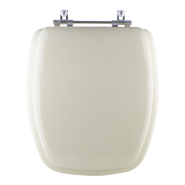 Assento Sanitário Almofadado Stylus Bege Claro para vaso Celite