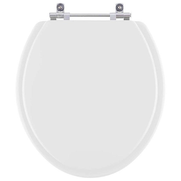 Assento Sanitario Poliester Convencional Oval Branco