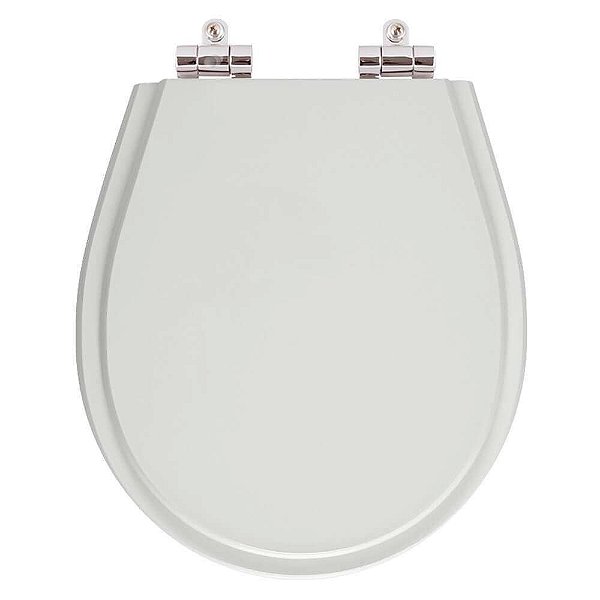 Assento Sanitario Poliester com Amortecedor Avalon Silver (Cinza Claro) para Vaso Ideal Standard