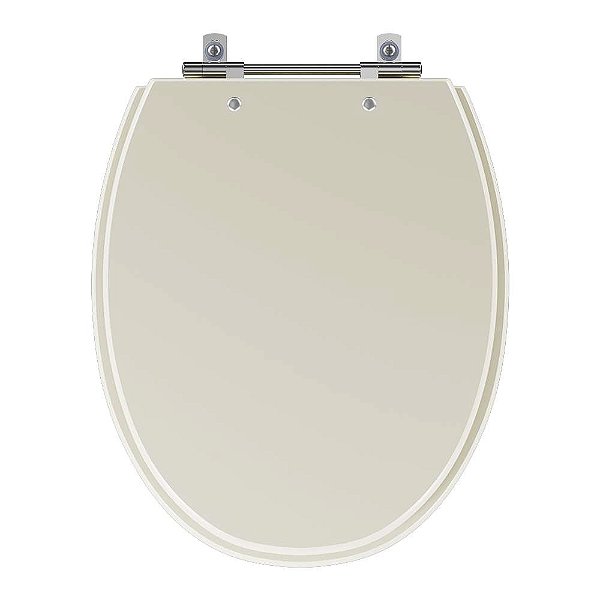 Assento Sanitário Spot Creme (Bege Claro) para vaso Deca
