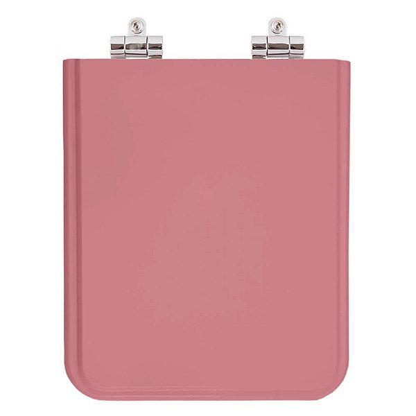 Assento Sanitário Poliester Soft Close Square Wild Rose (Pink) para vaso Incepa