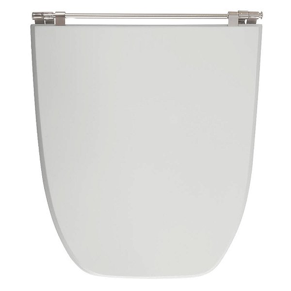 Assento Sanitário Poliester Scala Sterling Silver (Cinza Claro) para vaso Ideal Standard