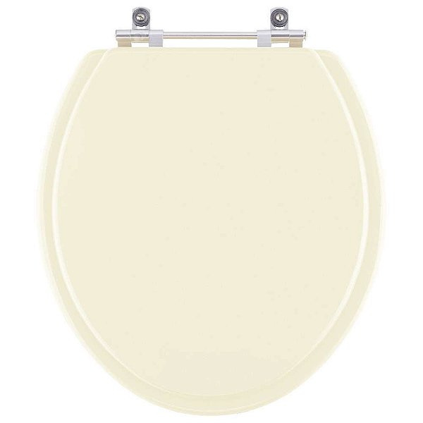 Assento Sanitário Poliester Classica Pergamon (Bege Claro) para vaso Celite