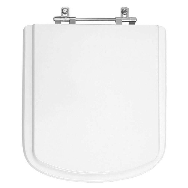 Tampa de Vaso Poliester Hall Branco para Bacia Roca 6lpf