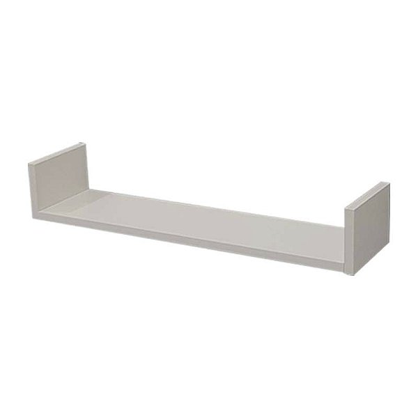 Prateleira U 60 x 25cm Branca Suporte Invisível