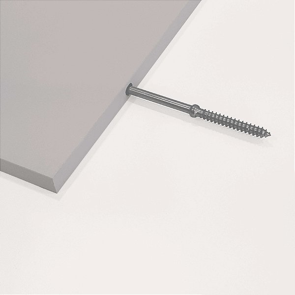 Kit 4 Prateleiras 50 x 10cm Branca Suporte Invisível