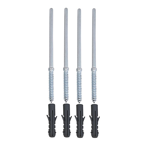 Kit 2 Prateleiras 50 x 10cm Preta Suporte Invisível