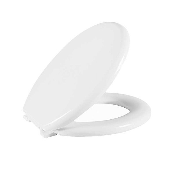 Assento Sanitário Almofadado Astra Convencional Oval Universal Branco