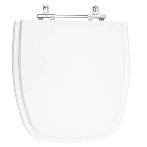 Tampa de Vaso Acrilico Flex Branco para bacia Deca 6lpf