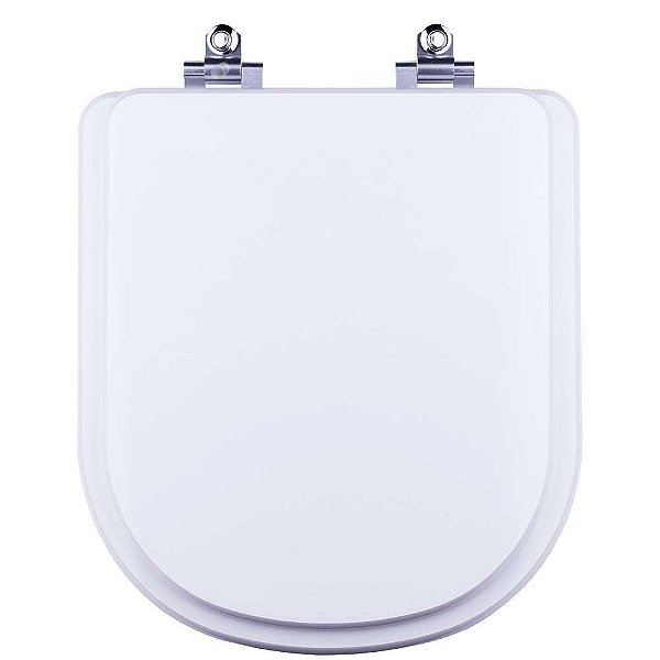 Tampa de Vaso Laqueado com Amortecedor Lille Branco para vaso Sensea 6lpf