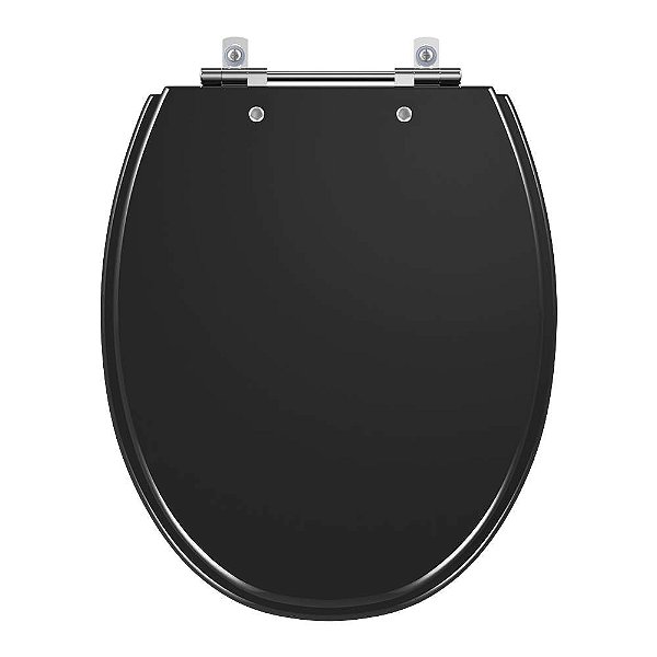 Tampa de Vaso Acrilico Spot Preto para bacia Deca 6lpf