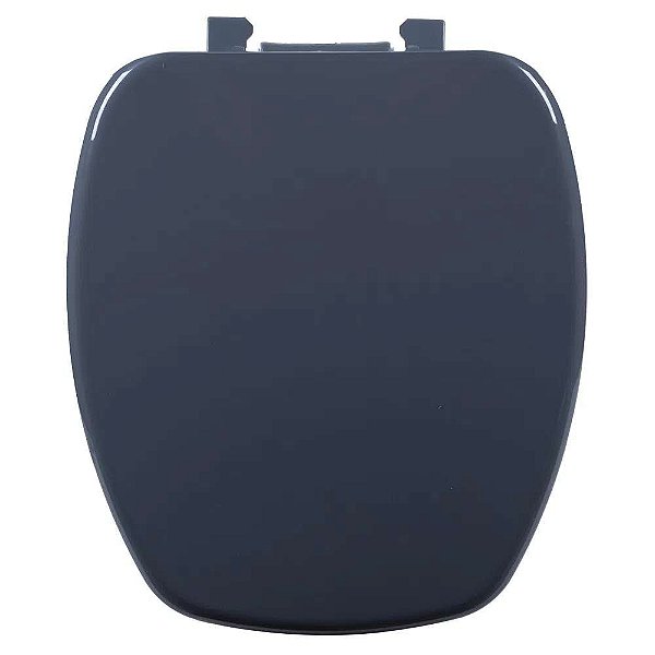 Tampa de Vaso Assento Sanitário Almofadado Astra Thema Cinza Escuro para bacia Incepa