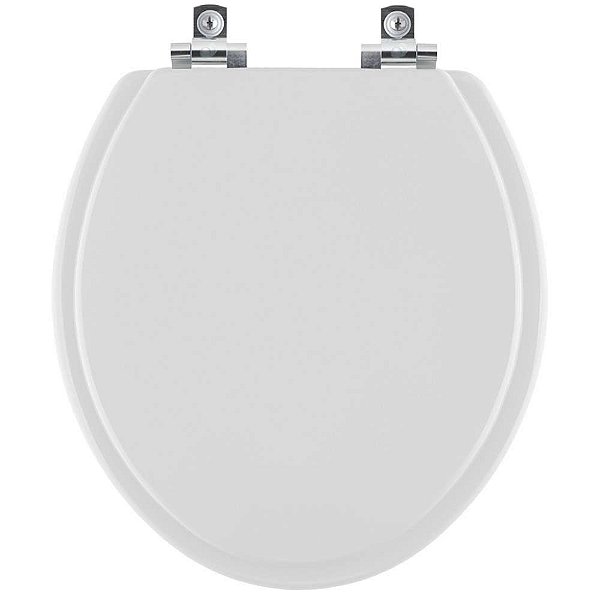 Assento Sanitário Soft Close Angra Silver para vaso Ideal Standard