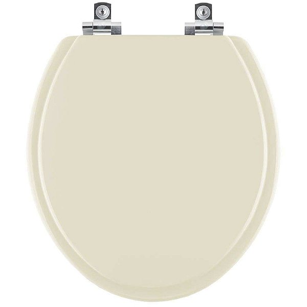 Assento Sanitário com Amortecedor Convencional Oval Bone para vaso Ideal Standard