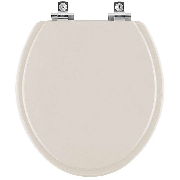 Assento Sanitário com Amortecedor Convencional Oval Visone para vaso Ideal Standard