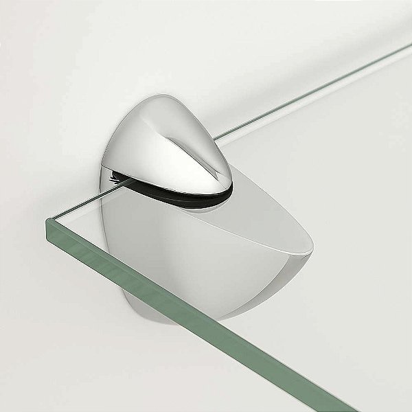 Par de Suportes Tucano Cromado Medio para Prateleira