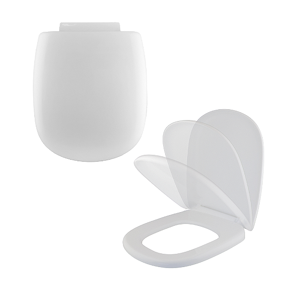 Assento Sanitário Polipropileno Donna Branco para vaso Santamarina