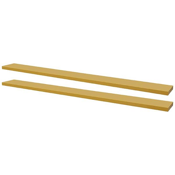 PRATELEIRA 100 X 10 AMARELO SUP INVISIVEL