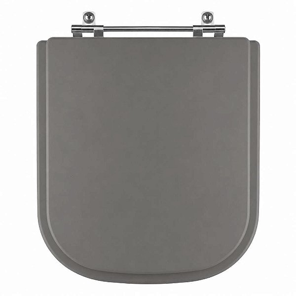 Assento Sanitário Elite Cinza Fosco Stone para vaso Celite