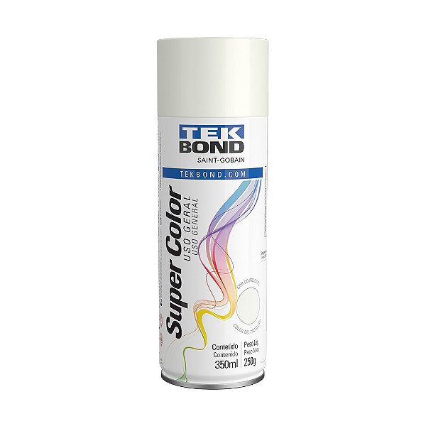 TINTA SPRAY BRANCO FOSCO 350ml - TEKBOND