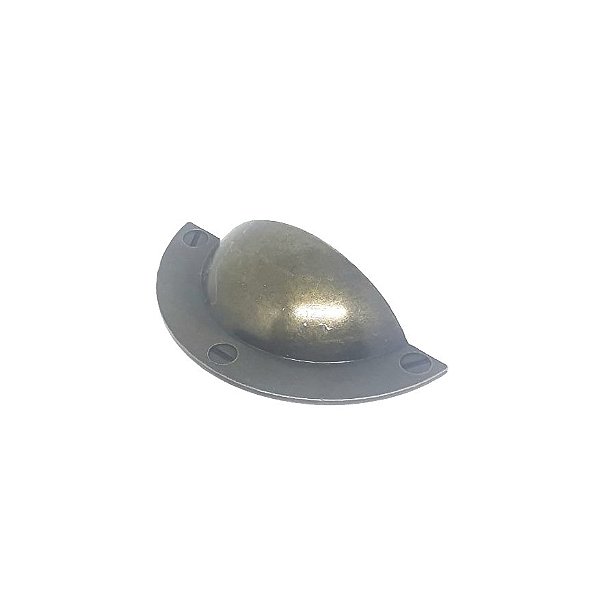 PUXADOR MEIA LUA GRANDE OURO VELHO