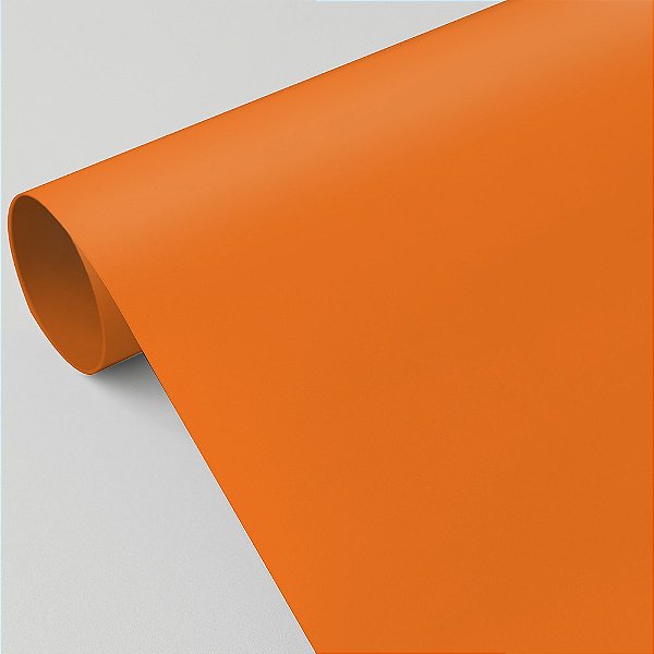 LAMINADO PET 1,25X3M - LARANJA TX | ESPESSURA: 0,38MM