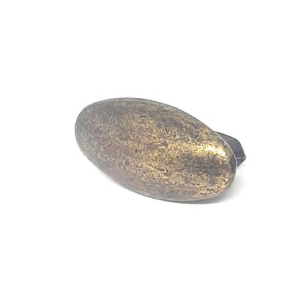 PUXADOR OVAL OURO VELHO