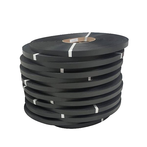FITA DE BORDA PRETO TX 22X0,45MM C/ 300 METROS (CADA ROLO)