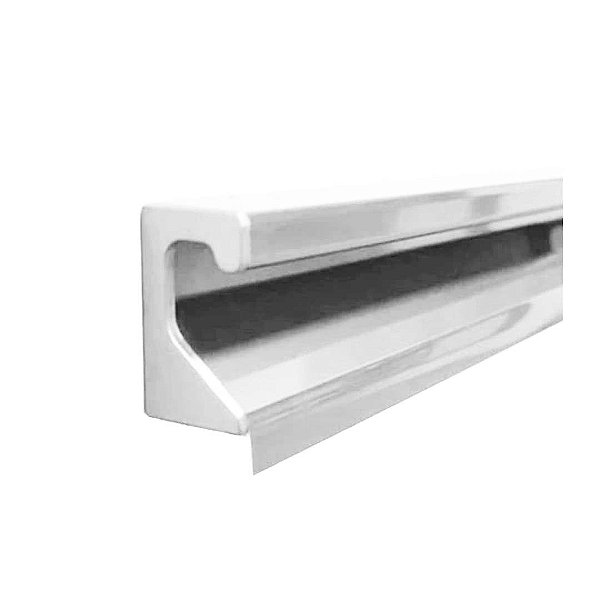 PERFIL PUXADOR AÇO INOX 3 METROS