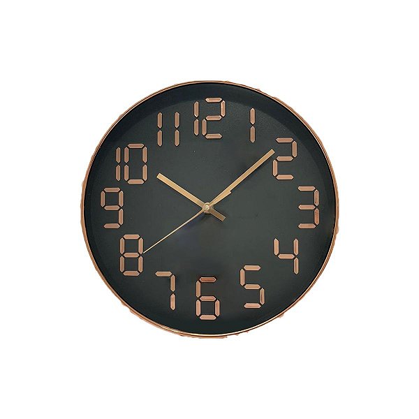 Relógio De Parede Design Moderno 30x30cm