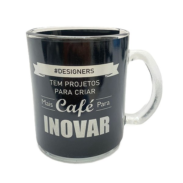 Caneca de Vidro Profissão 380ml - Designers
