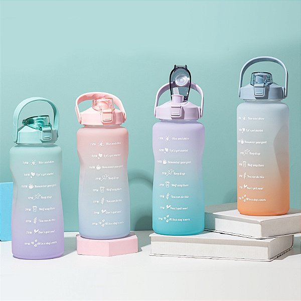 Garrafa Motivacional Anti-Vazamento 2 L Livre BPA