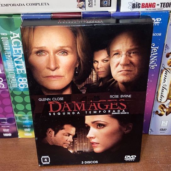 DVD: Série Damages - Segunda temporada completa - Usado - 3 discos