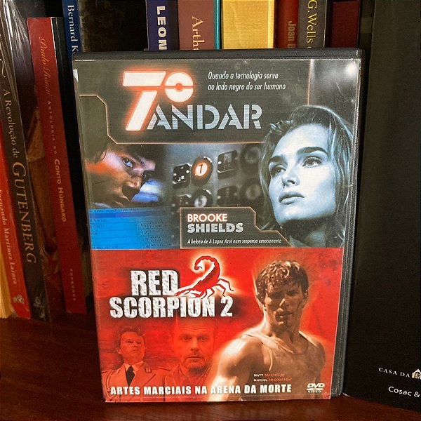 DVD: 7º andar & Red Scorpion 2 - Usado