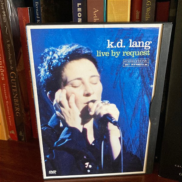 DVD: K. D. Lang - Live by request - Usado - Digipack - Importado