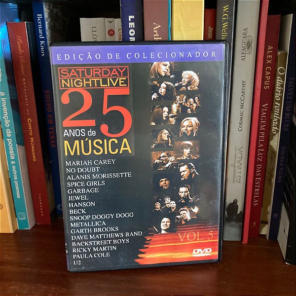 DVD: Saturday Nightlive: 25 anos de música, vol. 5 - Usado