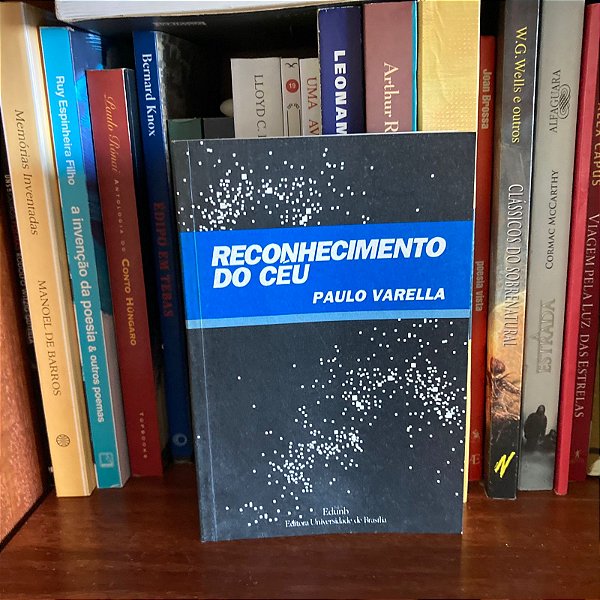 Livro: Reconhecimento do céu, de Paulo Varella - Usado