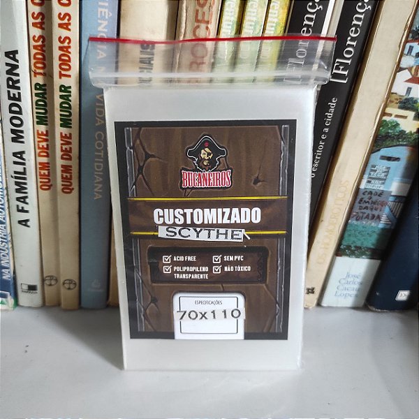 Sleeve Customizado: Scythe (70x110mm), da Bucaneiros - Novo