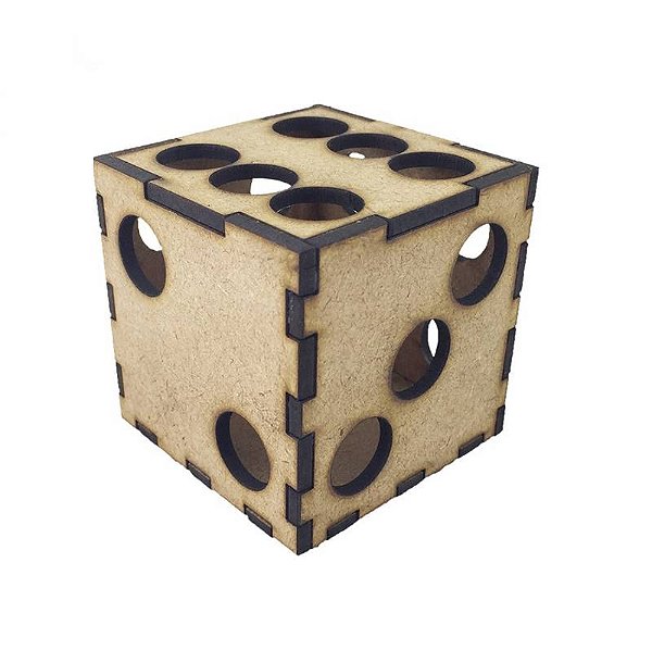 Caixa de dados - D6, da Bucaneiros - Novo