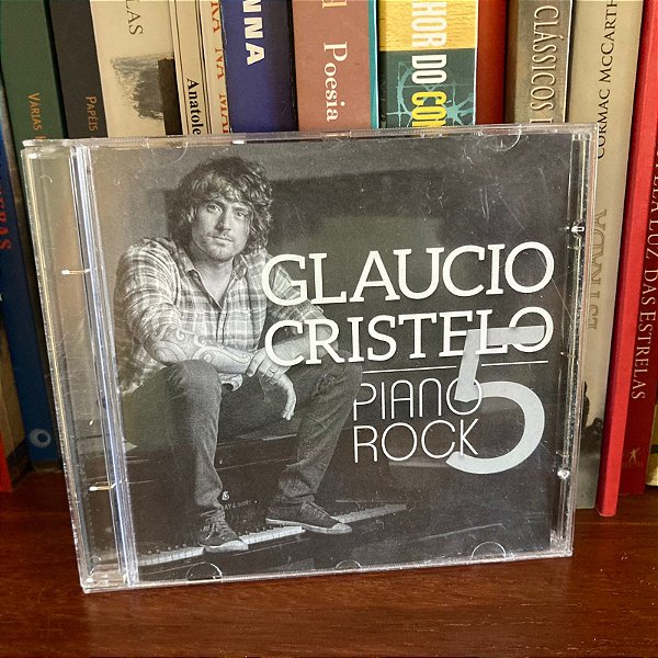 CD: Glaucio Cristelo: Piano rock 5 - Usado
