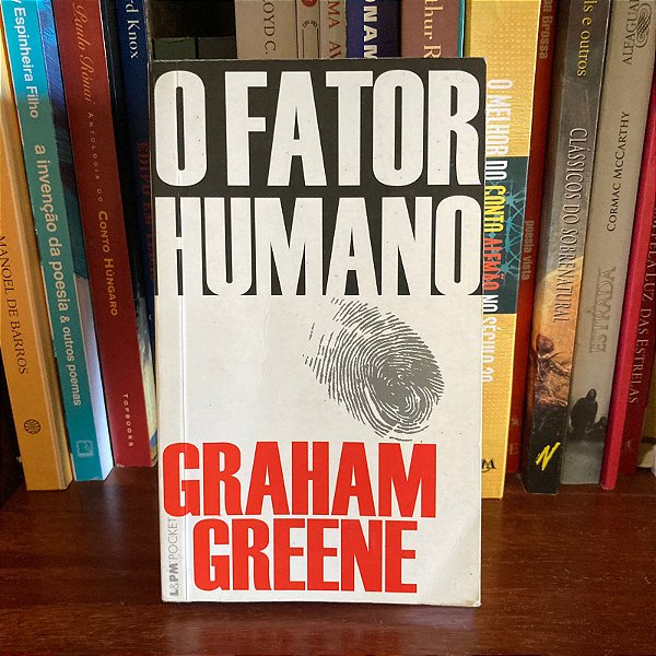 Livro: O fator humano, de Graham Greene - Usado