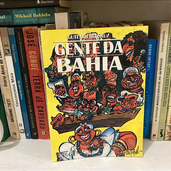 Livro: Gente da Bahia, de Gutemberg Cruz - Usado